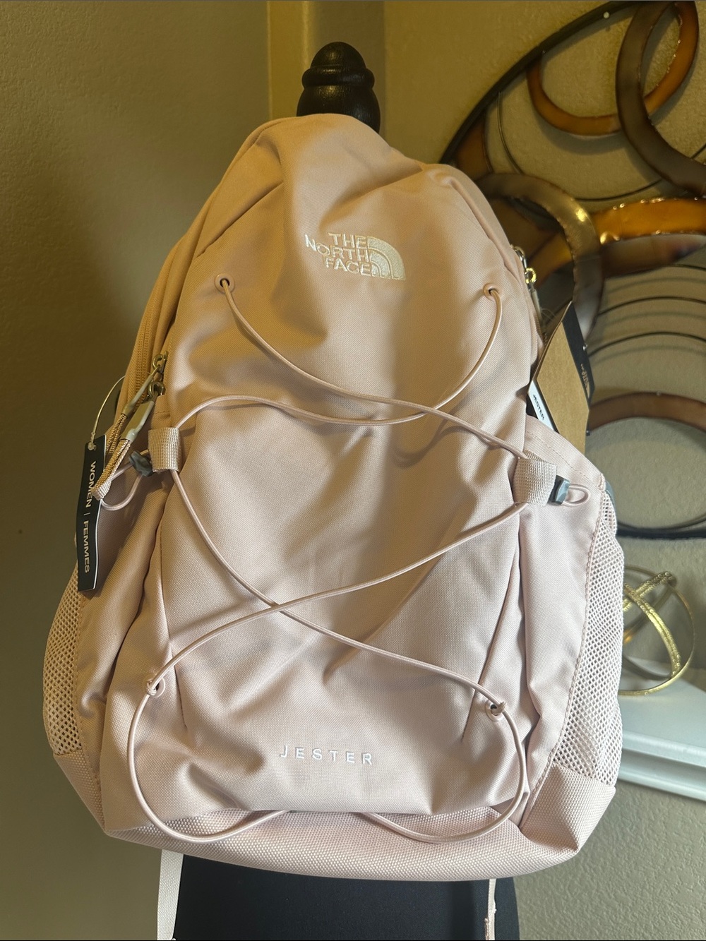 NWT PINK MOSS COLOR The North Face Jester Backpack - Light Pink - Picture 2 of 5